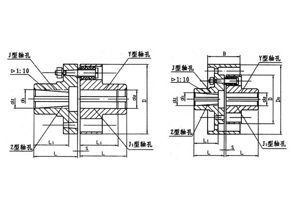TL型、TLL帶制動(dòng)輪型彈性套柱銷聯(lián)軸器系列
